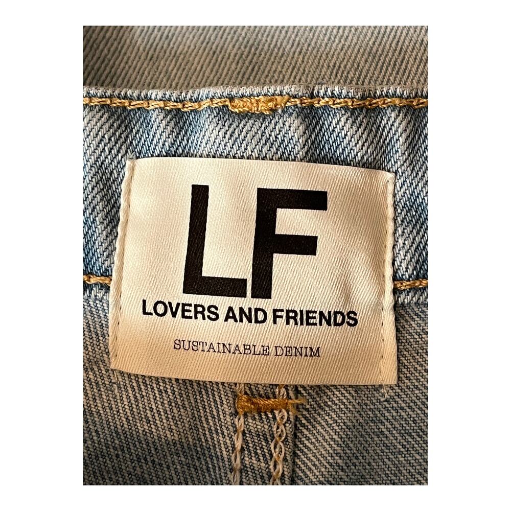 Lovers and Friends jeans Reece High Rise slim straight light blue size 29 - Picture 4 of 5